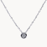 CHATON DIAMOND PENDANT 0.080 CARATS ASYA