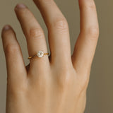 SOLITAIRE RING WITH ROSALIN ZIRCONIA