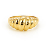 SMOOTH RING CROISSANT II