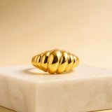 SMOOTH RING CROISSANT II