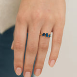 RING WITH SAPPHIRES LIANA