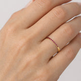 RING WITH CORNELIA RUBIES