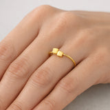 SMOOTH DIAMOND SHAPED RING II