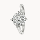 ANILLO FLOR CON DIAMANTES