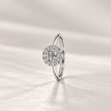 ANILLO ROSETON PRINCESA CON DIAMANTES