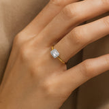 ANILLO ORO ROSA CON DIAMANTES JILLIE