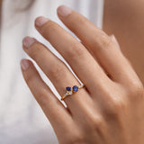 EMERALD AND DIAMOND RING MACIE