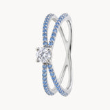 JAIDA EMERALD AND DIAMOND RING