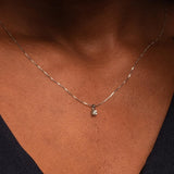 PENDANT WITH CLAW DIAMOND 0.10 CARATS MICHELLE