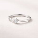 ANILLO SOLITARIO CON DIAMANTE 0.10 QUILATES MELINE