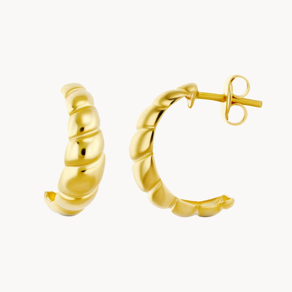 CROISSANT HOOP EARRINGS