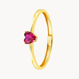RUBY HEART RING THAMINA