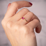 RUBY HEART RING THAMINA