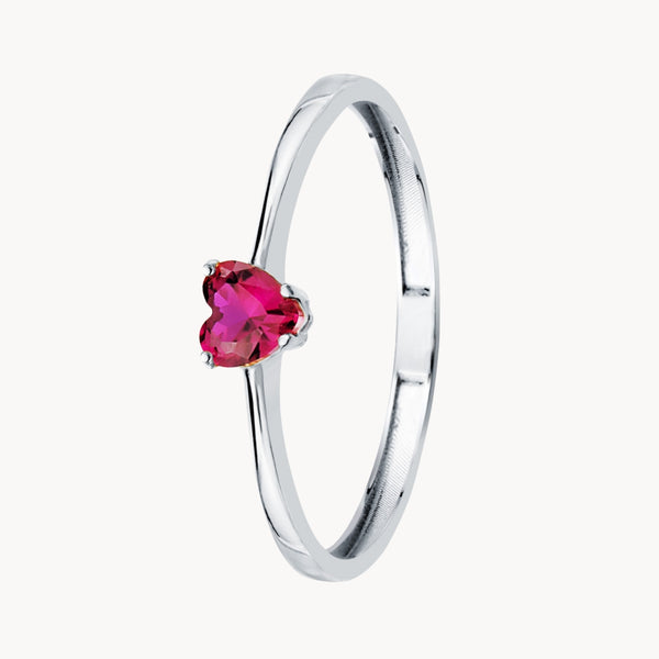 RUBY HEART RING THAMINA
