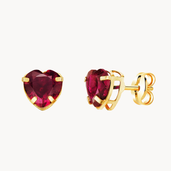 HEART EARRINGS WITH ZIRCONIA GRANIA