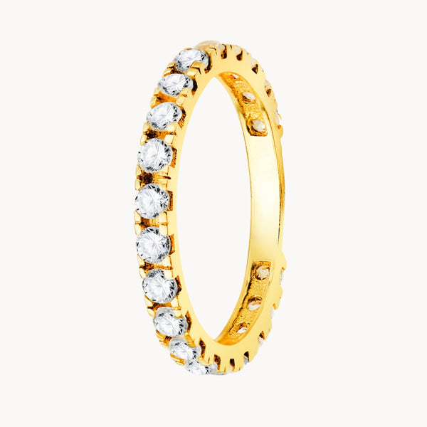 ALLIANCE RING WITH ZIRCONIA ANANTHA
