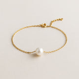 PULSERA CON PERLA LORA