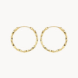 HOOP EARRINGS GALLON SHAPE 20MM