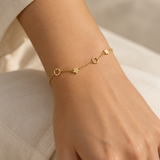 PULSERA ESTRELLAS CON MOTIVOS DE ESTRELLA CALADA