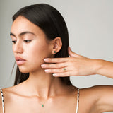 Colgante Oro 18kt con esmeralda oval Ivy