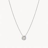 COLGANTE DIAMANTE CHATON 0.10 QUILATES PUNTO DE LUZ