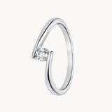 SOLITARY RING WITH 0.15 CARAT DIAMOND JACINTA
