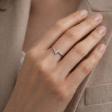 SOLITARY RING WITH 0.15 CARAT DIAMOND JACINTA