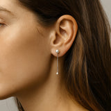 PENDIENTES PERLA Y DIAMANTE SERENA