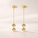 LONG EARRINGS DIAMONDS