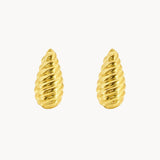 PENDIENTES CROISSANT LISOS