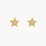 PENDIENTES DE ESTRELLA CON DIAMANTES