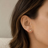 PENDIENTES DE ESTRELLA CON DIAMANTES
