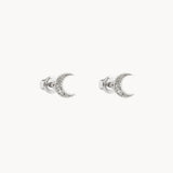 PENDIENTES MEDIA LUNA CON DIAMANTES