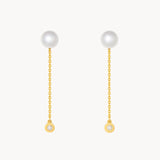 PENDIENTES PERLA Y DIAMANTE SERENA