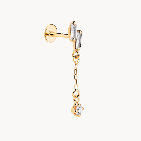 EAR PIERCING CHAIN AND ZIRCONIA ARLIE