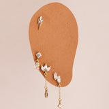 OHRPIERCING KETTE UND ZIRKONE ARLIE
