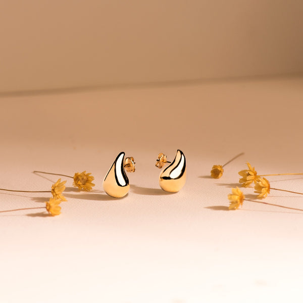 Pendientes Oro 18 kilates gota Ollie