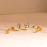 Pendientes Oro 18 kilates gota Ollie