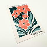MIMÍKOKÓ FLOWERS GREETING CARD