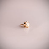 Ear Piercing with Claw-set Cubic Zirconia Ellen