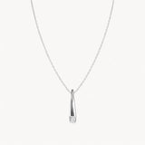 Bar Pendant with Cubic Zirconia