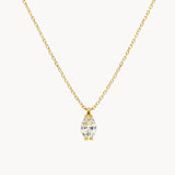 PENDENTE DIAMANTE CRIADO 0,76 QUILATES MARQUESA CERTIFICADO IGI