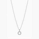 COLGANTE ARO CON DIAMANTES EN PAVE