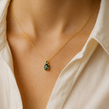 COLGANTE TOPACIO VERDE ELIA