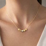 COLAR CUBOS BICOR CORES