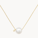 COLLAR PERLA Y DIAMANTE NIKORA