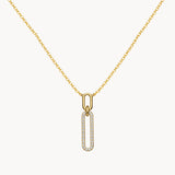 COLGANTE OVALOS CON DIAMANTES LOVISA