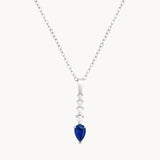 PENDANT WITH SAPPHIRE AND DIAMONDS SIRPA