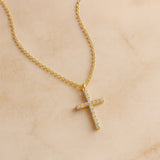 COLGANTE CRUZ Y DIAMANTES RIYA