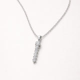 Diamond Gradient Bar Pendant